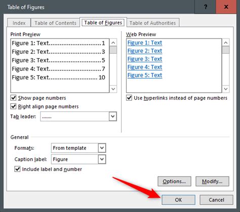 How to Create and Update a Table of Figures in Microsoft Word