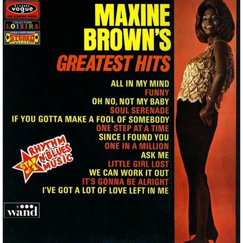 Greatest hits by Maxine Brown, LP with gmsi - Ref:115747807