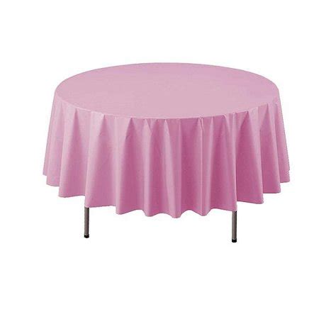 1 - Party Essentials 84" Round Valumost Table Covers - Pink - Walmart.com