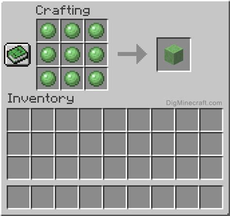 How to make a Slime Block in Minecraft