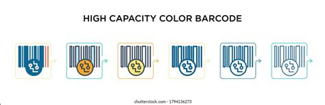 High Capacity Color Barcode Vector Icon Stock Vector (Royalty Free) 1794136273 | Shutterstock