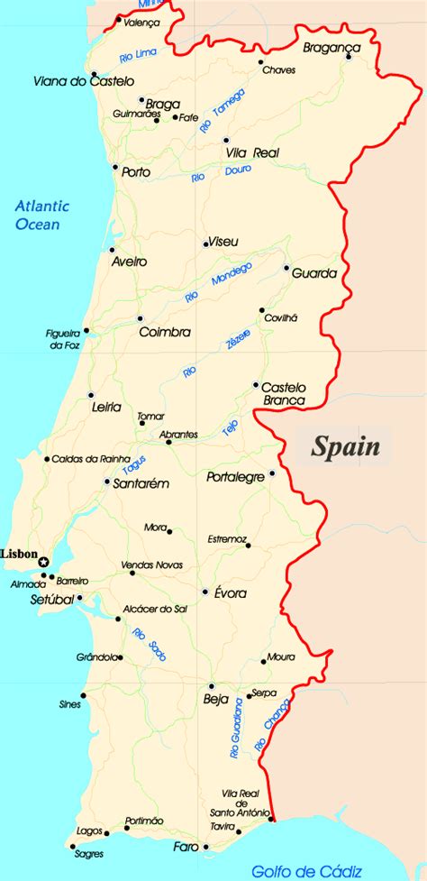 Portugal Map