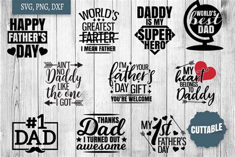 Father's Day SVG bundle, Father's cut files, Dad quote svg