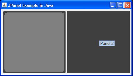 JPanel in Swing Example for Beginners