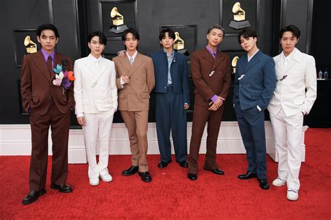 BTS On Why They're "Super Pumped" To Be At The 2022 GRAMMYs | Red Carpet Interview | GRAMMY.com