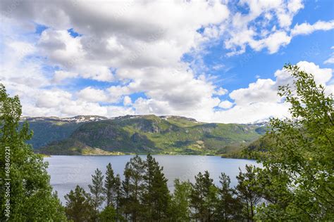 beautiful Norway scenery Stock Photo | Adobe Stock