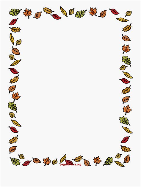 Fall Border Free Borders Clip Art Page And Vector Graphics - Fall Border , Free Transparent ...