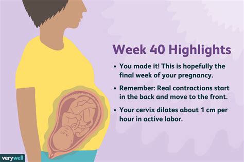 40 Weeks Pregnant: Symptoms, Baby Development, and More