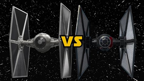 TIE Fighter Comparison: Galactic Empire vs First Order vs FO Special Forces - YouTube