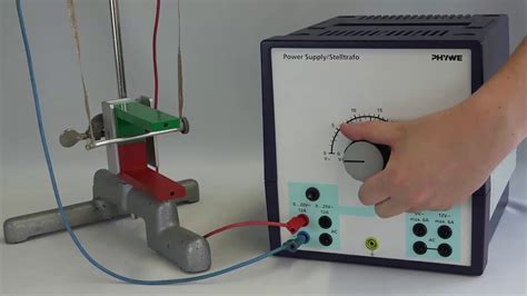 The Lorentz force - experiment - YouTube