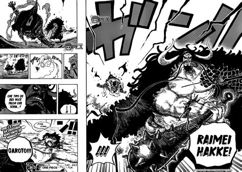 Capítulo #923 - Yonkou Kaidou Vs. Luffy | Mangá OpEx | Mangá one piece, Kaidou, Luffy