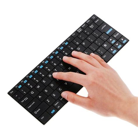 Rii Wireless QWERTY Slim Mini Bluetooth Full Keyboard Blac - CohesionIT ...