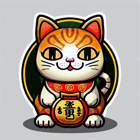 Premium Vector | Lucky cat vector icon illustration