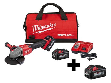 MILWAUKEE Cordless Angle Grinder Kit, 18V, 9000 RPM - 356XH8|2981-22 48 ...