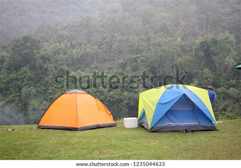 Erawan National Park Erawan Camping Kanchanaburi Stock Photo 1235044633 | Shutterstock