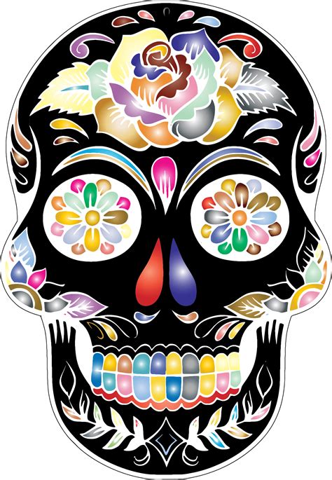 Calavera Skull Day of the Dead Clip art - skulls png download - 1608*2326 - Free Transparent ...