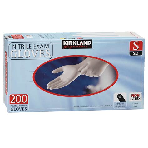 Kirkland Signature Small Disposable Medical Nitrile Exam Gloves, Latex Free, 400-count - Walmart.com