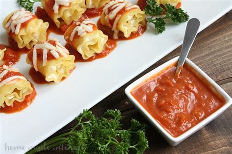 Mini Lasagna Rolls - Home. Made. Interest.