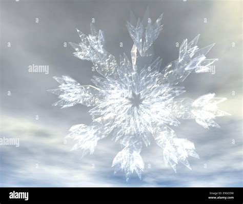 Snow Crystals Stock Photo - Alamy