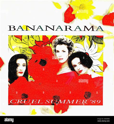 Vintage single record cover - Bananarama - Cruel Summer '89 - D - 1989 02 Stock Photo - Alamy