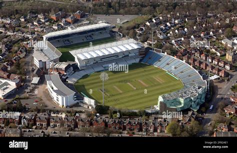 aerial view of the Emerald Headingley Stadium in Leeds, home to ...