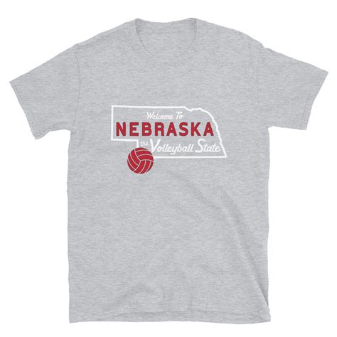 Nebraska Volleyball Shirt Nebraska the Volleyball State Husker Shirt ...