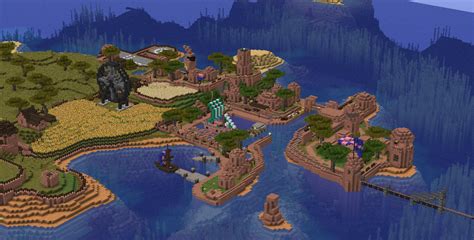 WIP coastal city : r/Minecraft