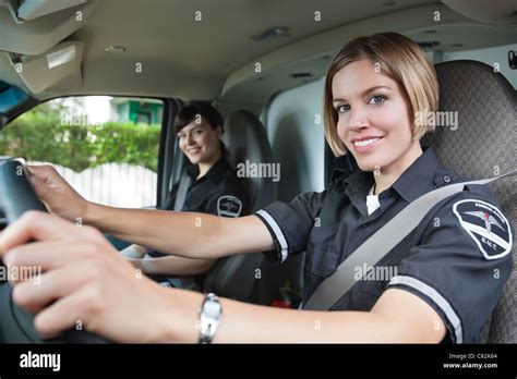 Ambulance Driver Female High Resolution Stock Photography and Images - Alamy