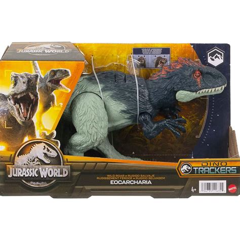 Mattel Jurassic World Dominion Dinosaur Figure Eocarcharia Wild Roar With Sound HLP14 / HLP17 ...