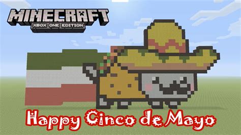 Minecraft: Pixel Art Tutorial and Showcase: Taco Nyan Cat (Happy Cinco ...