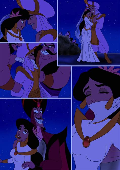 Aladdin, Jasmine and Jafar comic page 1 by SerisaBibi | Disney princess art, Hidden disney ...