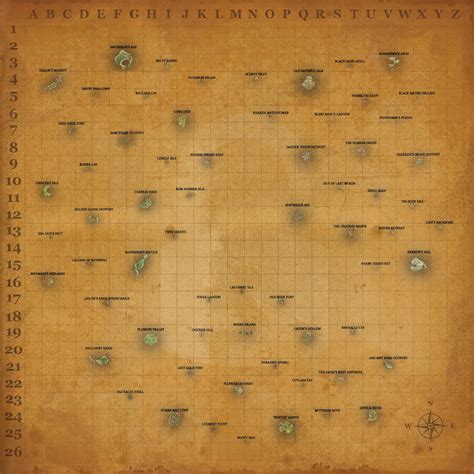 Sea of thieves islands map - wowmake