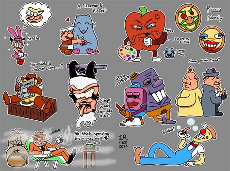 Pizza Tower characters collage by LunariaRide20 on DeviantArt