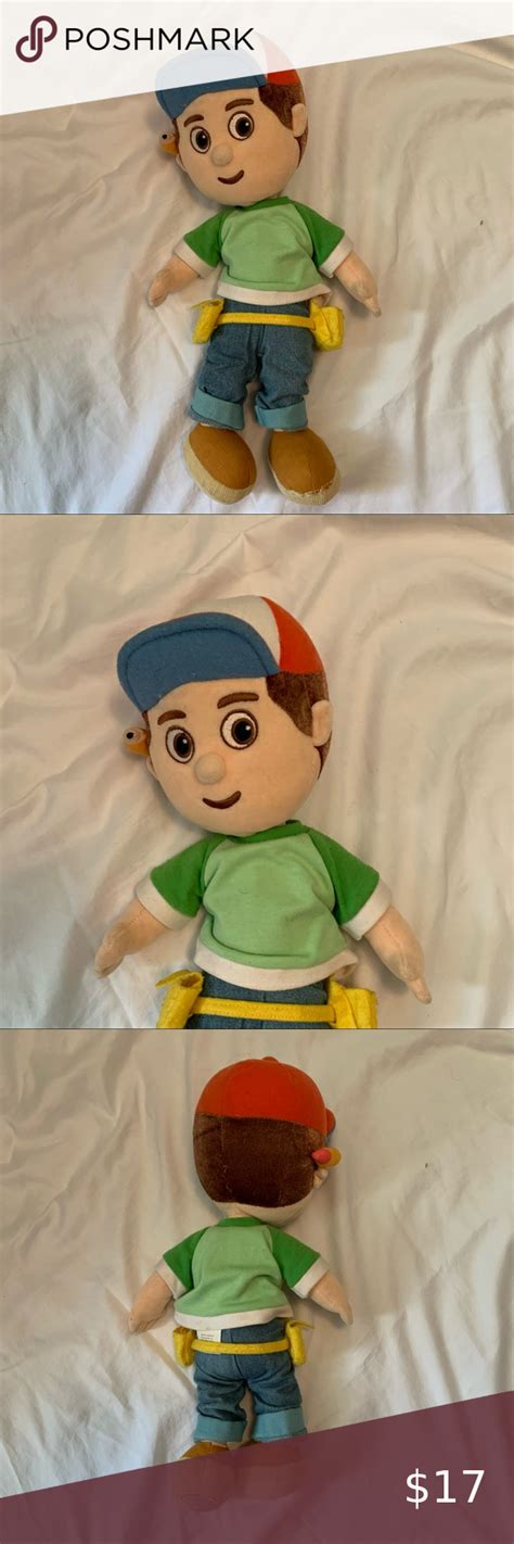 Handy Manny Plush Stuffed Doll Disney Store Exclusive Handyman Show Toys 17"