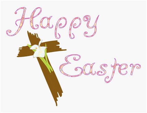 Happy Easter, He Has Risen - Religious Free Happy Easter Clip Art, HD Png Download - kindpng