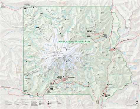 Mount Rainier Maps | NPMaps.com - just free maps, period.