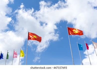 Flag Vietnam Communist Party Flag Stock Photo (Edit Now) 447157693