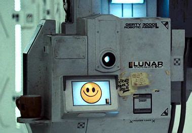 Gerty 3000 Robot (voiced by Kevin Spacey) in 2009's movie - Moon. Spaceship Interior, Den Of ...