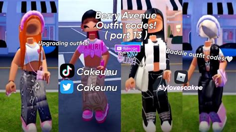 10+ BERRY AVENUE OUTFIT CODES! || Cakeunu - YouTube