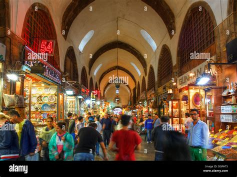 Egyptian Bazaar or Spice Bazaar, Mısır Çarşısı, Eminönü, Istanbul, European side, Istanbul ...