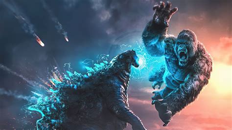 Kong V Godzilla 4k Kong V Godzilla 4k wallpapers in 2021 | Godzilla ...