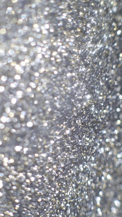 Silver glitter iphone phone wallpaper background lock screen | Plano de fundo de glitter, Papel ...