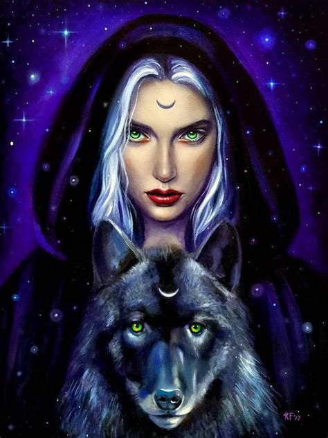 Witchcraft art 11x14 print wiccan art pagan art print