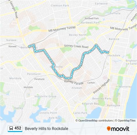 452 Route: Schedules, Stops & Maps - Beverly Hills Station (Updated)