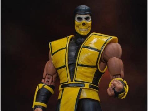 Scorpion Mortal Kombat Skull Face