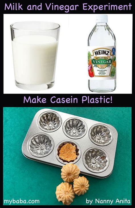 Make Casein Plastic in this Milk and Vinegar Experiment! | Milk and ...