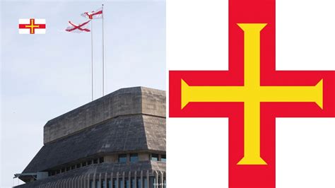 Flag Of Guernsey | Isolated Traveller