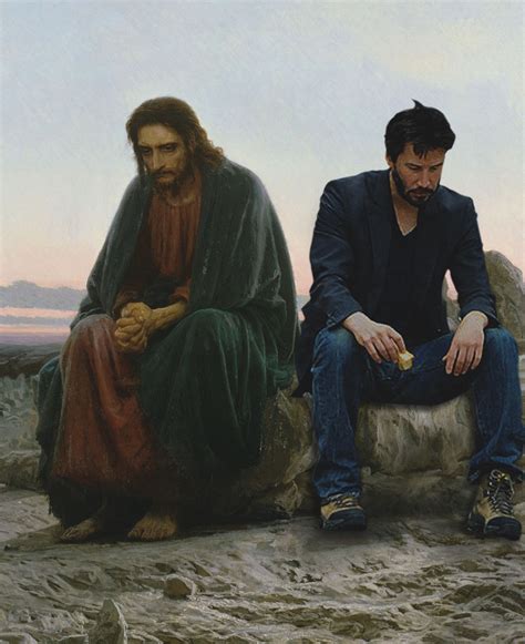 Jesus Tempted In The Desert Painting at PaintingValley.com | Explore collection of Jesus Tempted ...