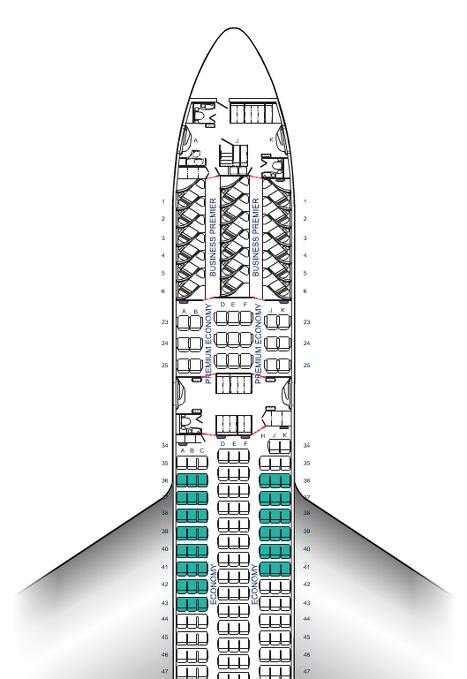 Air New Zealand Boeing 787 9 Seat Map