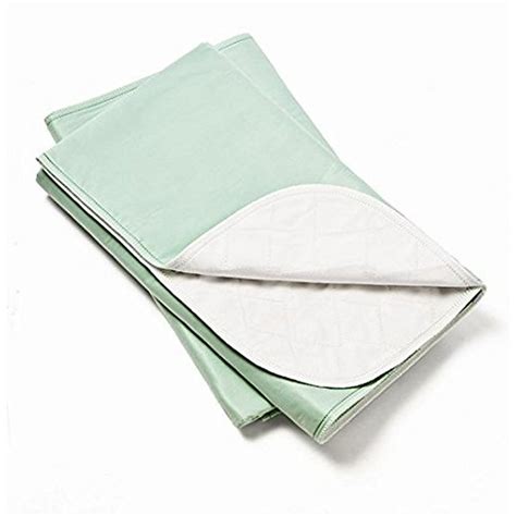 Platinum Care Pads™ Washable Green Large Reusable Bed Pads/Hospital Underpads, For use with ...